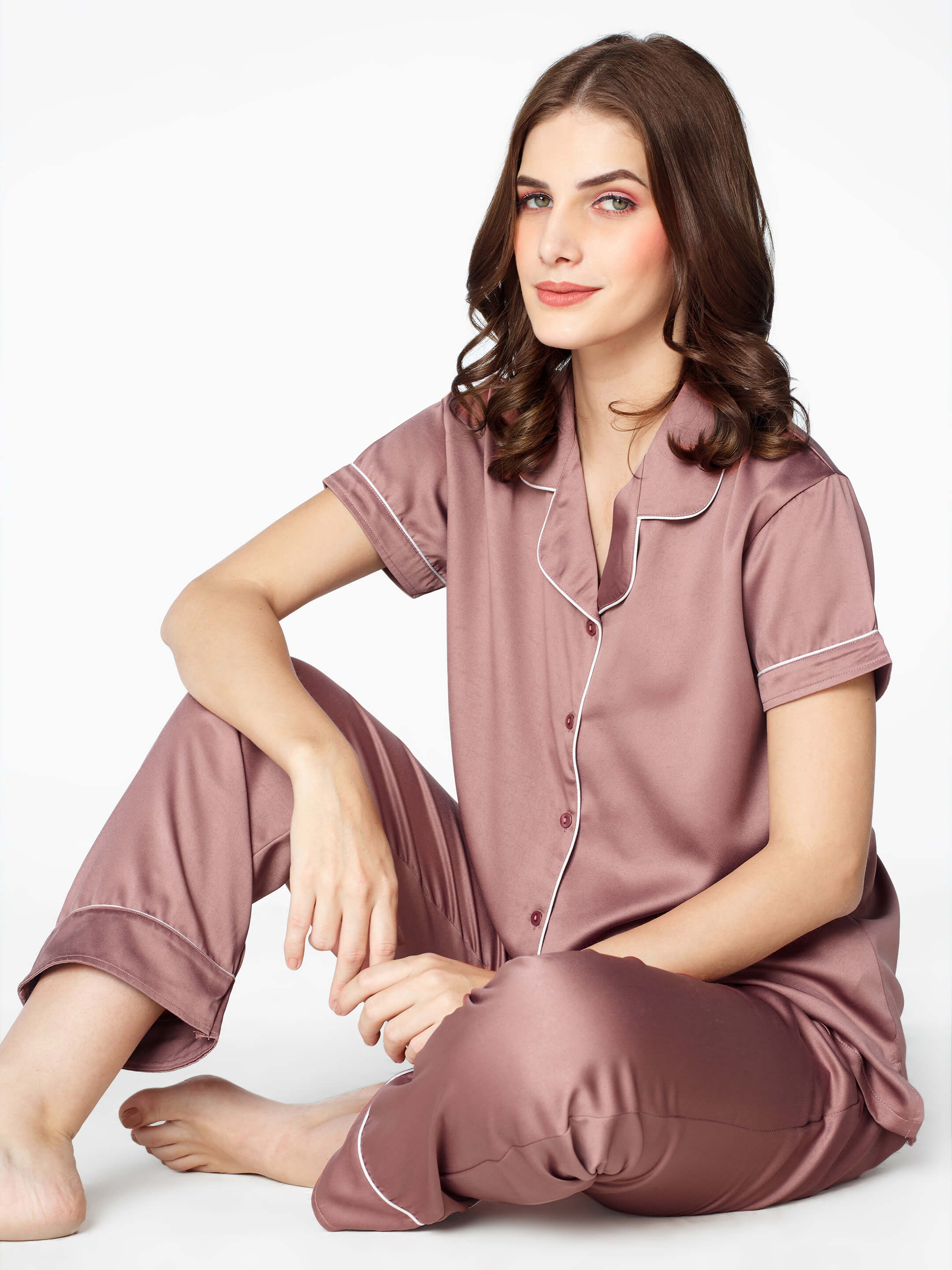 Cyber and Monday Deals Dianli Night Suit for Women Plain Short Sleeve Round  Neck Short Pants Sports Set Yoga Suit Casual Fashion Loose Comfortable  FashionHome Wear Pajamas Top Pants Suit Up to 65% Off - Walmart.com